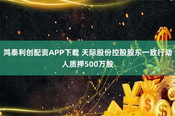 鸿泰利创配资APP下载 天际股份控股股东一致行动人质押500万股