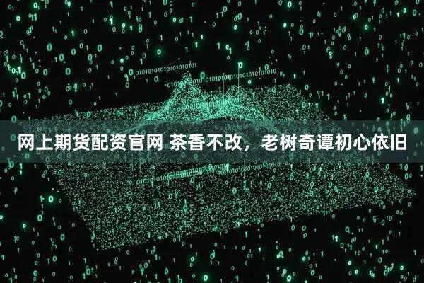 网上期货配资官网 茶香不改，老树奇谭初心依旧