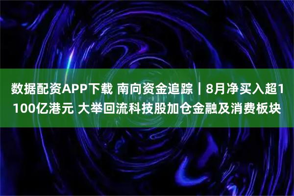 数据配资APP下载 南向资金追踪｜8月净买入超1100亿港元 大举回流科技股加仓金融及消费板块